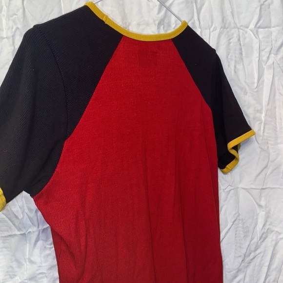 Ladies Jr size XL Harlow sweet sweater red yellow great condition style yourself - Picture 6 of 6